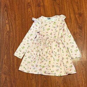 Lilt Floral Long Sleeve Pink Dress